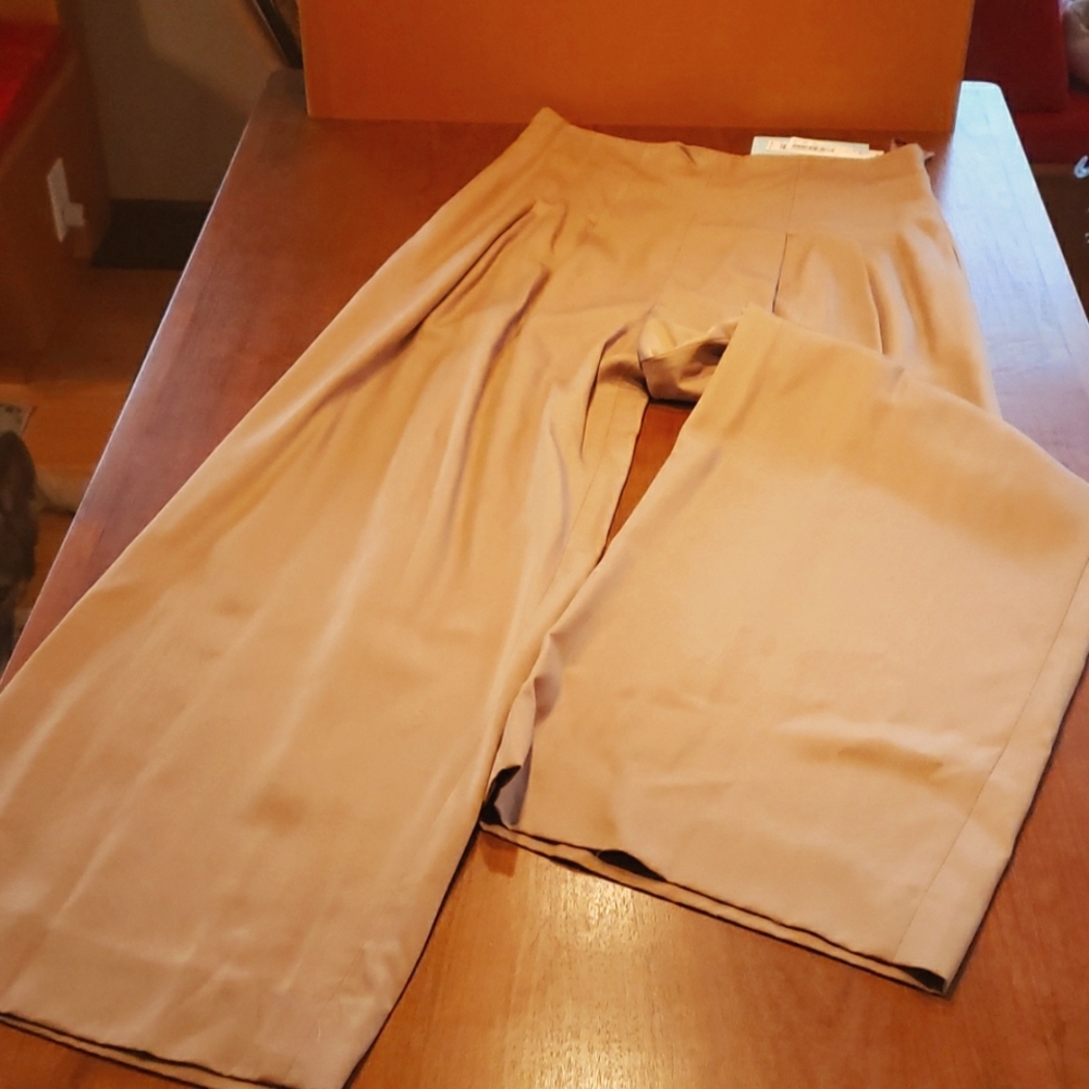 High waisted, wide legged Antonio Melani pants.